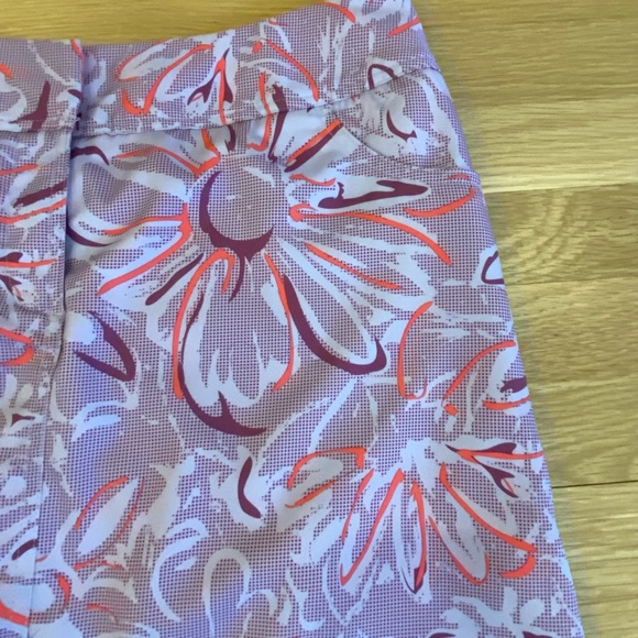 adidas ClimaCool Skort Purple Orange Floral / Lightweight / Pockets / Size 12 - Picture 4 of 16